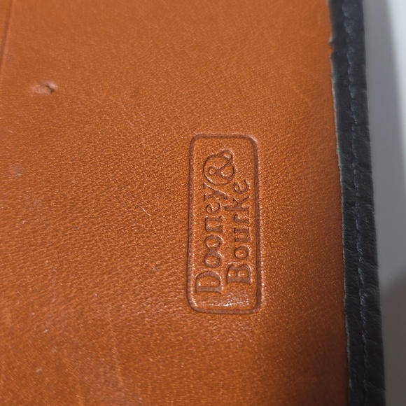 Dooney & Bourke Black and Brown Wallet - Picture 9 of 12